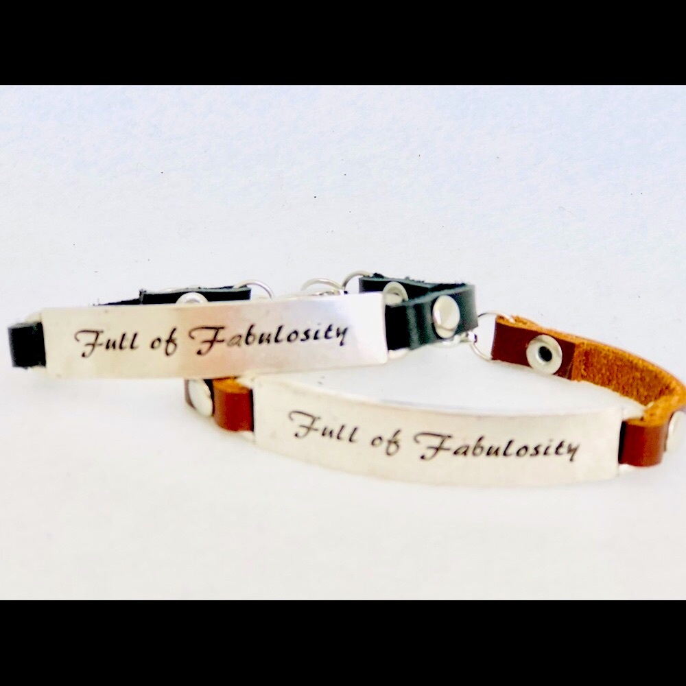 Inspirational Mantra Bracelet FULL OF FABULOSITY